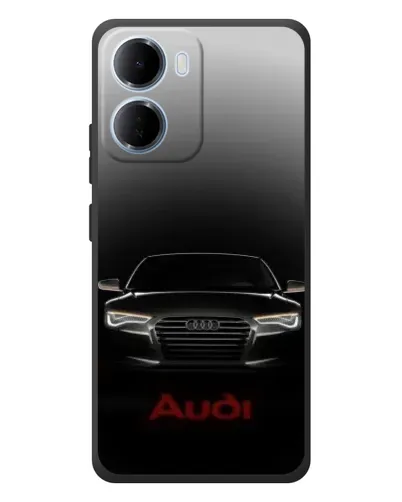 Чехол для Xiaomi Redmi 15a с картинкой «Audi — градиентный контур»