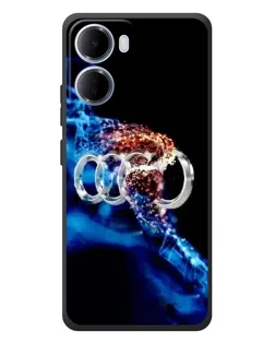 Чехол для Xiaomi Redmi 15a с картинкой «Энергия лого Audi»