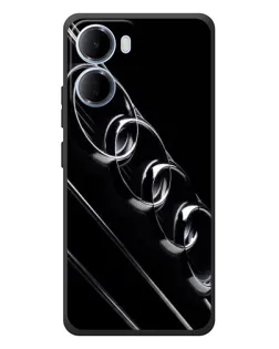 Чехол для Xiaomi Redmi 15a с картинкой «Audi — абстрактные кольца»
