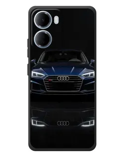 Чехол для Xiaomi Redmi 15a с картинкой «Audi — ночное отражение»