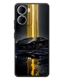 Чехол для Xiaomi Redmi 15a с картинкой «Ночной Lamborghini драйв»