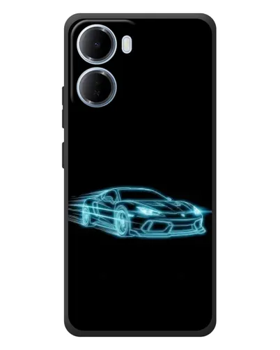 Чехол для Xiaomi Redmi 15a с картинкой «Неоновый контур Lamborghini» Чехол для Xiaomi Redmi 15a с картинкой «Неоновый контур Lamborghini»