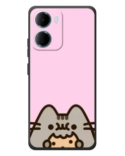 Чехол для Xiaomi Redmi 15a с картинкой «Pusheen и печенье» Чехол для Xiaomi Redmi 15a с картинкой «Pusheen и печенье»