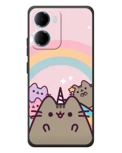 Чехол для Xiaomi Redmi 15a с картинкой «Единорог Pusheen»