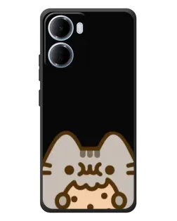 Чехол для Xiaomi Redmi 15a с картинкой «Пушин на черном»