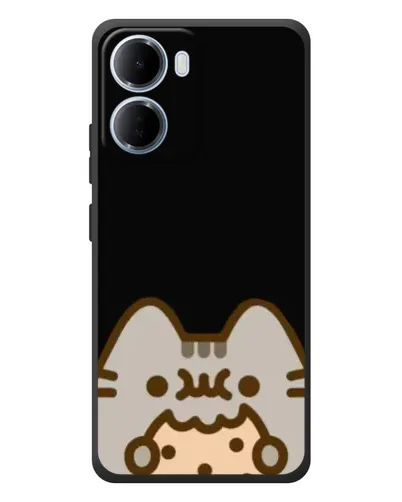 Чехол для Xiaomi Redmi 15a с картинкой «Пушин на черном» Чехол для Xiaomi Redmi 15a с картинкой «Пушин на черном»