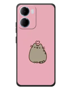 Чехол для Xiaomi Redmi 15a с картинкой «Pusheen сердце»