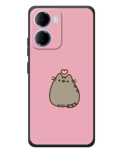 Чехол для Xiaomi Redmi 15a с картинкой «Pusheen сердце» Чехол для Xiaomi Redmi 15a с картинкой «Pusheen сердце»