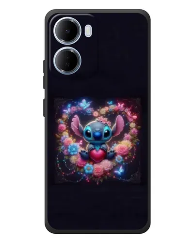 Чехол для Xiaomi Redmi 15a с картинкой «Stitch в цветах» Чехол для Xiaomi Redmi 15a с картинкой «Stitch в цветах»