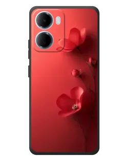 Чехол для Xiaomi Redmi 15a с картинкой «Маковые соцветия»