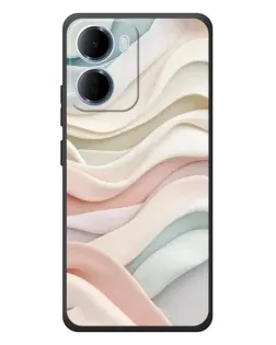Чехол для Xiaomi Redmi 15a с картинкой «Пастельные нежные волны»
