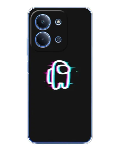Чехол для Xiaomi Redmi 15C 5g с картинкой «Among Us неон»