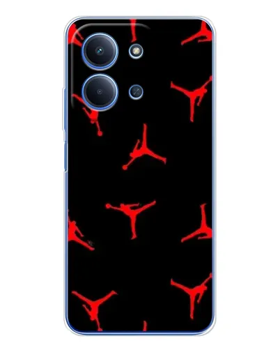 Чехол для Xiaomi Redmi 15C с картинкой «Jordan Red Pattern» Чехол для Xiaomi Redmi 15C с картинкой «Jordan Red Pattern»