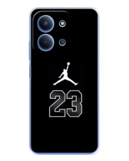 Чехол для Xiaomi Redmi 15C с картинкой «Jordan Flight 23» Чехол для Xiaomi Redmi 15C с картинкой «Jordan Flight 23»