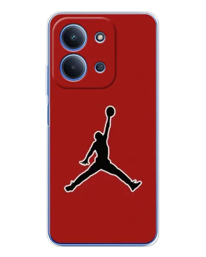 Чехол для Xiaomi Redmi 15C с картинкой «Jordan Red Back» Чехол для Xiaomi Redmi 15C с картинкой «Jordan Red Back»