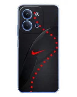 Чехол для Xiaomi Redmi 15C с картинкой «Абстрактный дизайн Nike»