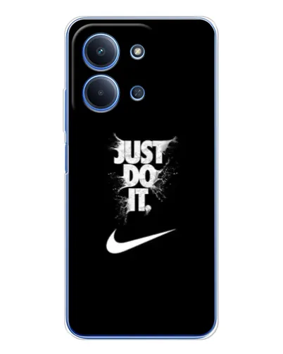 Чехол для Xiaomi Redmi 15C с картинкой «Текстовый принт Nike»