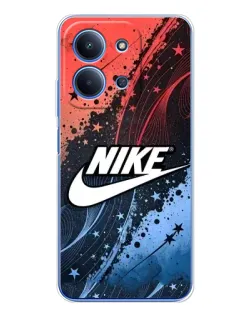 Чехол для Xiaomi Redmi 15C с картинкой «Градиентный принт Найк»