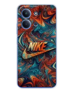 Чехол для Xiaomi Redmi 15C с картинкой «Nike в абстракции»