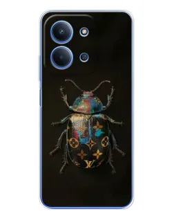 Чехол для Xiaomi Redmi 15C с картинкой «LV — мраморный принт»