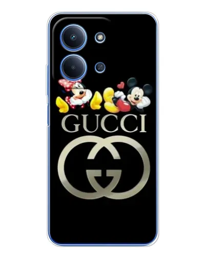 Чехол для Xiaomi Redmi 15C с картинкой «Gucci — герои Disney»