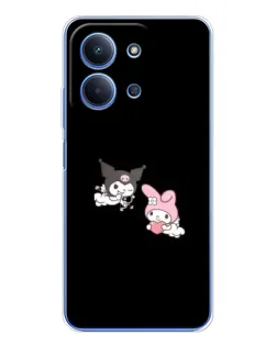 Чехол для Xiaomi Redmi 15C с картинкой «My Melody и Kuromi» Чехол для Xiaomi Redmi 15C с картинкой «My Melody и Kuromi»