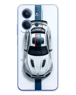 Чехол для Xiaomi Redmi 15C с картинкой «Вид сверху — BMW M» Чехол для Xiaomi Redmi 15C с картинкой «Вид сверху — BMW M»