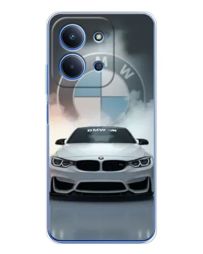 Чехол для Xiaomi Redmi 15C с картинкой «BMW в белом дыму» Чехол для Xiaomi Redmi 15C с картинкой «BMW в белом дыму»