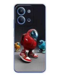 Чехол для Xiaomi Redmi 15C с картинкой «Among Us — 3D стиль» Чехол для Xiaomi Redmi 15C с картинкой «Among Us — 3D стиль»