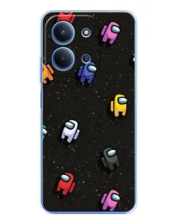 Чехол для Xiaomi Redmi 15C с картинкой «Космический паттерн Among Us» Чехол для Xiaomi Redmi 15C с картинкой «Космический паттерн Among Us»