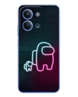 Чехол для Xiaomi Redmi 15C с картинкой «Among Us неон-арт» Чехол для Xiaomi Redmi 15C с картинкой «Among Us неон-арт»