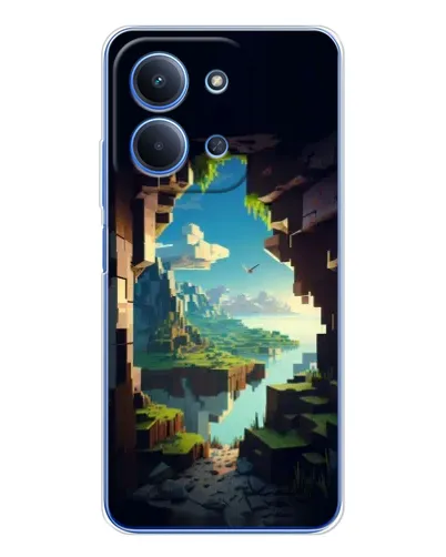 Чехол для Xiaomi Redmi 15C с картинкой «Вид из пещеры» Чехол для Xiaomi Redmi 15C с картинкой «Вид из пещеры»