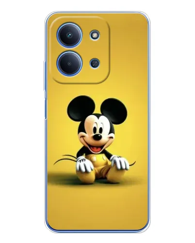 Чехол для Xiaomi Redmi 15C с картинкой «Микки на желтом»