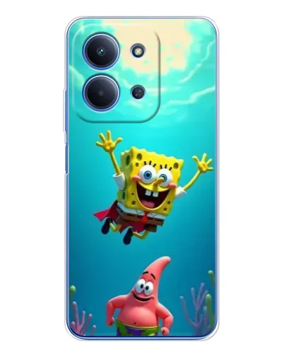 Чехол для Xiaomi Redmi 15C с картинкой «Спанч Боб под водой» Чехол для Xiaomi Redmi 15C с картинкой «Спанч Боб под водой»