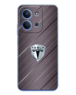 Чохол для Xiaomi Redmi 15C з картинкою «Металева текстура Tesla» Чохол для Xiaomi Redmi 15C з картинкою «Металева текстура Tesla»