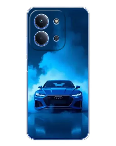 Чехол для Xiaomi Redmi 15C с картинкой «Audi — голубая энергия»