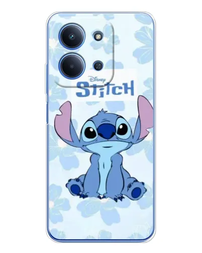 Чехол для Xiaomi Redmi 15C с картинкой «Stitch среди цветов»