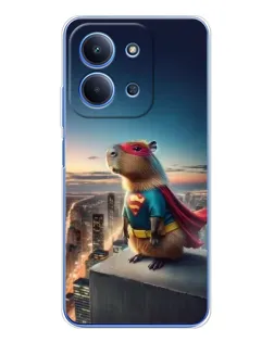 Чехол для Xiaomi Redmi 15C с картинкой «Капи-мен супергерой» Чехол для Xiaomi Redmi 15C с картинкой «Капи-мен супергерой»