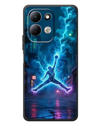 Чехол для Xiaomi Redmi 17 с картинкой «Jordan Gold Jumpman»