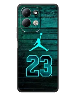 Чехол для Xiaomi Redmi 17 с картинкой «Jordan Cyan 23»