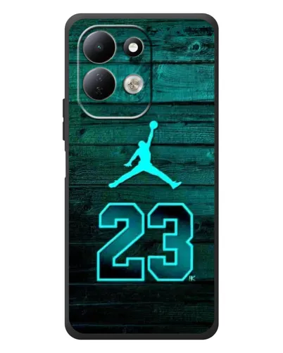 Чехол для Xiaomi Redmi 17 с картинкой «Jordan Cyan 23»