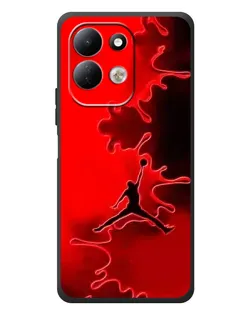 Чехол для Xiaomi Redmi 17 с картинкой «Jordan Red Smoke»