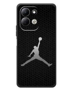 Чехол для Xiaomi Redmi 17 с картинкой «Jordan Dark Carbon»