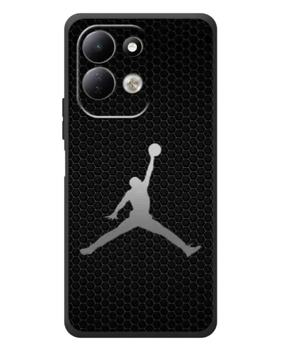 Чехол для Xiaomi Redmi 17 с картинкой «Jordan Dark Carbon»