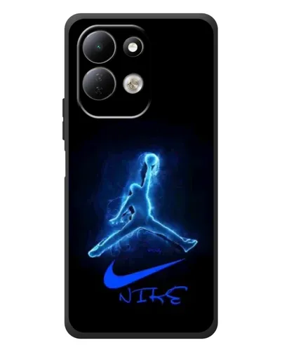 Чехол для Xiaomi Redmi 17 с картинкой «Jordan Neon Blue»
