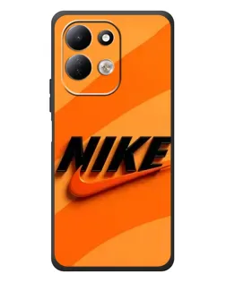 Чехол для Xiaomi Redmi 17 с картинкой «Оранжевый драйв Nike»
