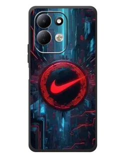 Чехол для Xiaomi Redmi 17 с картинкой «Техногенный стиль Nike»