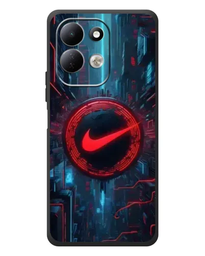 Чехол для Xiaomi Redmi 17 с картинкой «Техногенный стиль Nike»