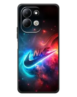 Чехол для Xiaomi Redmi 17 с картинкой «Огненный логотип Nike»