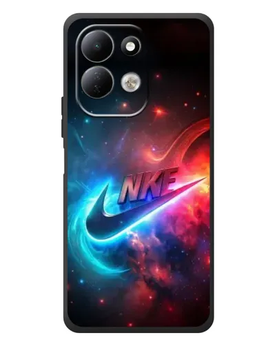 Чехол для Xiaomi Redmi 17 с картинкой «Огненный логотип Nike»